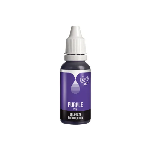 Gel Food Colour Purple 25g Edibles Over The Top   