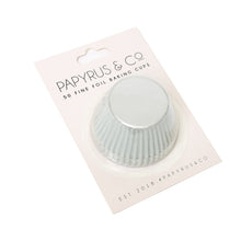Load image into Gallery viewer, Foil Baking Cups Standard 50pk White Bakeware Papyrus &amp; Co   