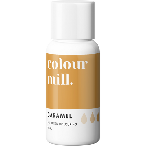 Oil Based Colouring 20ml Caramel Edibles Colour Mill.   
