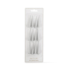 Load image into Gallery viewer, Bullet Candles 12pk Silver  Cake &amp; Candle   