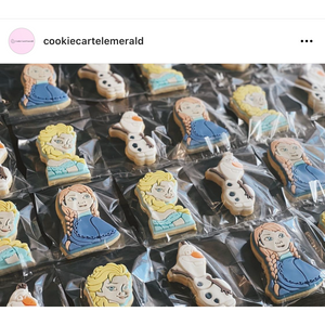 Cookie Cutter & Embosser Stamp - (Frozen) Anna Supplies Cookie Cutter Store   