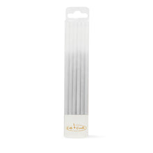 Load image into Gallery viewer, Ombre Candles 12pk Silver  Cake &amp; Candle   