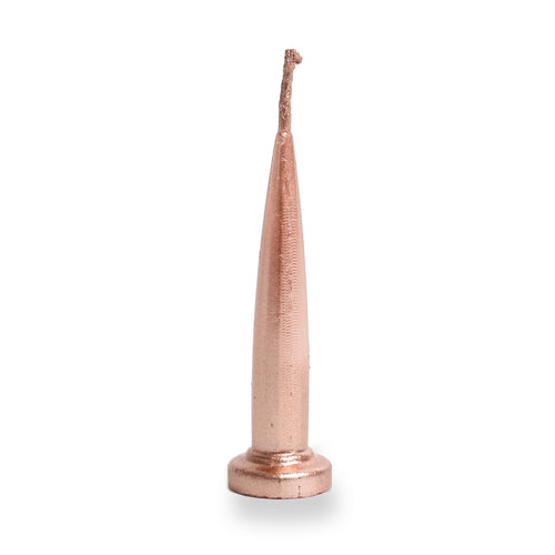 Single Bullet Candles 4.5cm Tall Rose Gold  Cake & Candle   