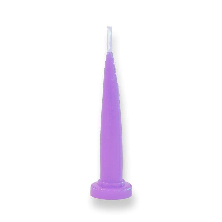 Single Bullet Candles 4.5cm Tall Purple  Cake & Candle   
