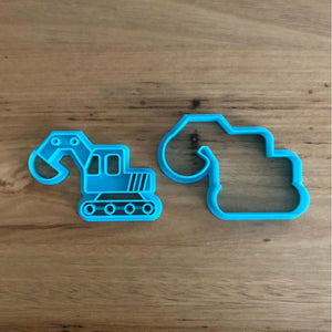 Cookie Cutter & Embosser Stamp - Vehicle Digger Supplies Cookie Cutter Store   