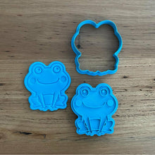 Load image into Gallery viewer, Cookie Cutter &amp; Embosser Stamp - Frog Supplies Cookie Cutter Store   