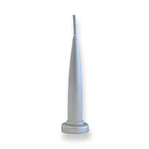 Single Bullet Candles 4.5cm Tall Silver  Cake & Candle   