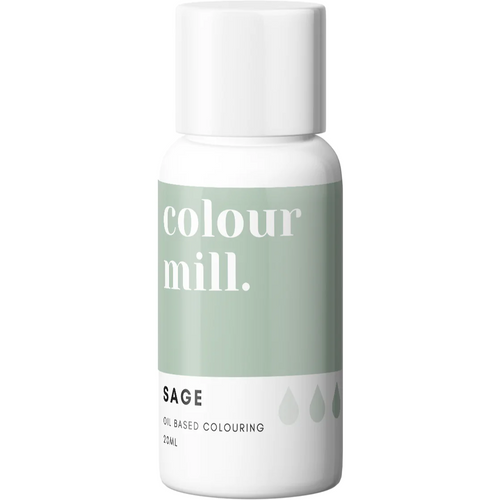 Oil Based Colouring 20ml Sage Edibles Colour Mill.   