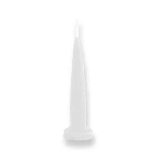 Single Bullet Candles 4.5cm Tall White  Cake & Candle   