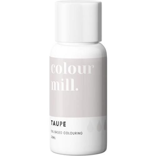 Oil Based Colouring 20ml Taupe Edibles Colour Mill.   