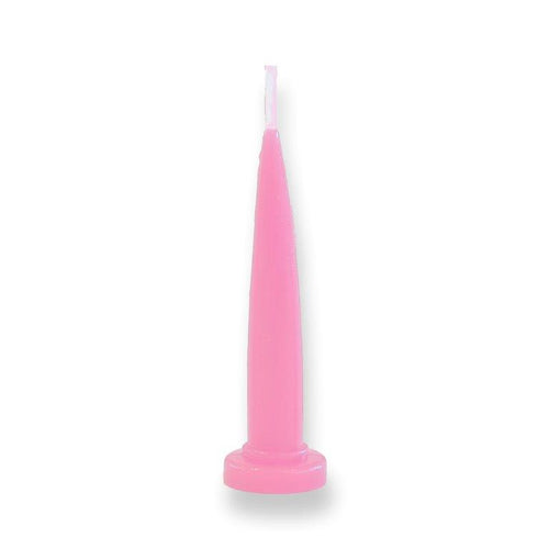 Single Bullet Candles 4.5cm Tall Light Pink  Cake & Candle   