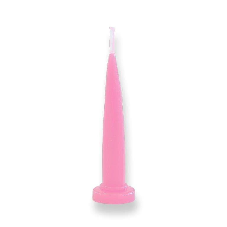Single Bullet Candles 4.5cm Tall Light Pink  Cake & Candle   