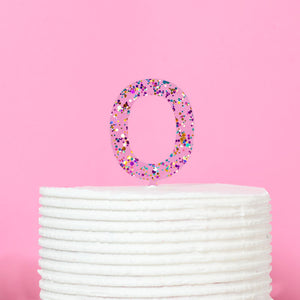 "0-9" Rainbow Glitter Cake Toppers Cake Toppers Cake & Candle 0  