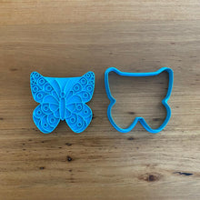 Load image into Gallery viewer, Cookie Cutter &amp; Embosser Stamp - Butterfly Style #3 Supplies Cookie Cutter Store   