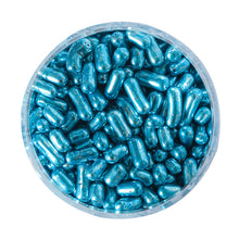 Load image into Gallery viewer, Jimmies Metallic Blue 85g Edibles SPRINKS   