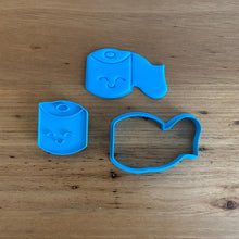 Load image into Gallery viewer, Cookie Cutter &amp; Embosser Stamp - Toilet Paper Supplies Cookie Cutter Store   