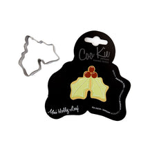 Load image into Gallery viewer, Coo Kie Cookie Cutter - Holly Leaf Mini Supplies Coo Kie   