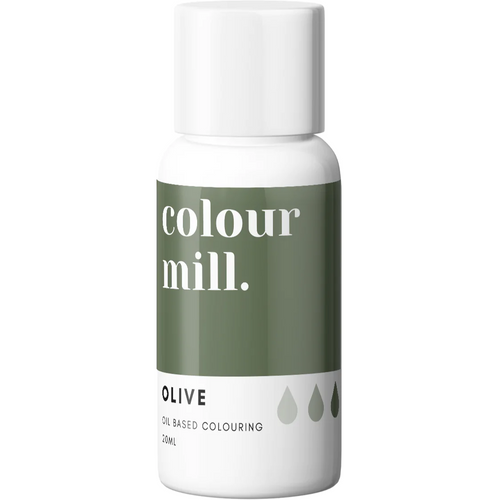 Oil Based Colouring 20ml Olive Edibles Colour Mill.   