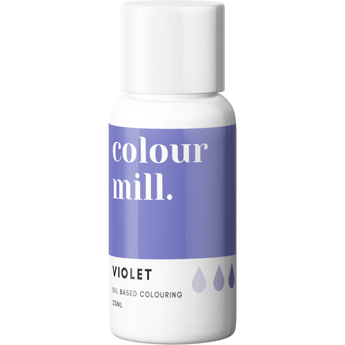 Oil Based Colouring 20ml Violet Edibles Colour Mill.   
