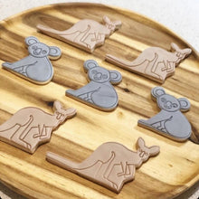 Load image into Gallery viewer, Cookie Cutter &amp; Embosser Stamp - Australian Animal Kangaroo Style #1 Supplies Cookie Cutter Store   