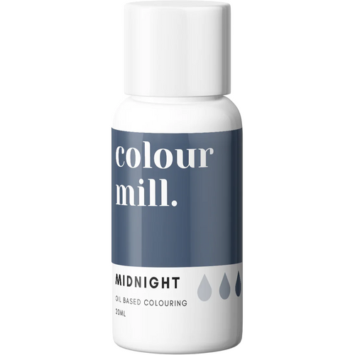 Oil Based Colouring 20ml Midnight Edibles Colour Mill.   