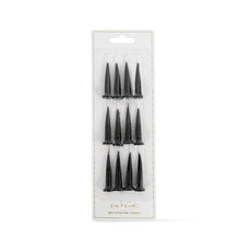Load image into Gallery viewer, Bullet Candles 12pk Black  Cake &amp; Candle   