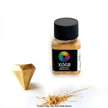 Load image into Gallery viewer, Edible Metallic Dust - Antique Gold Shimmer