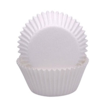 Paper Baking Cups White (All Sizes) Bakeware Confeta   