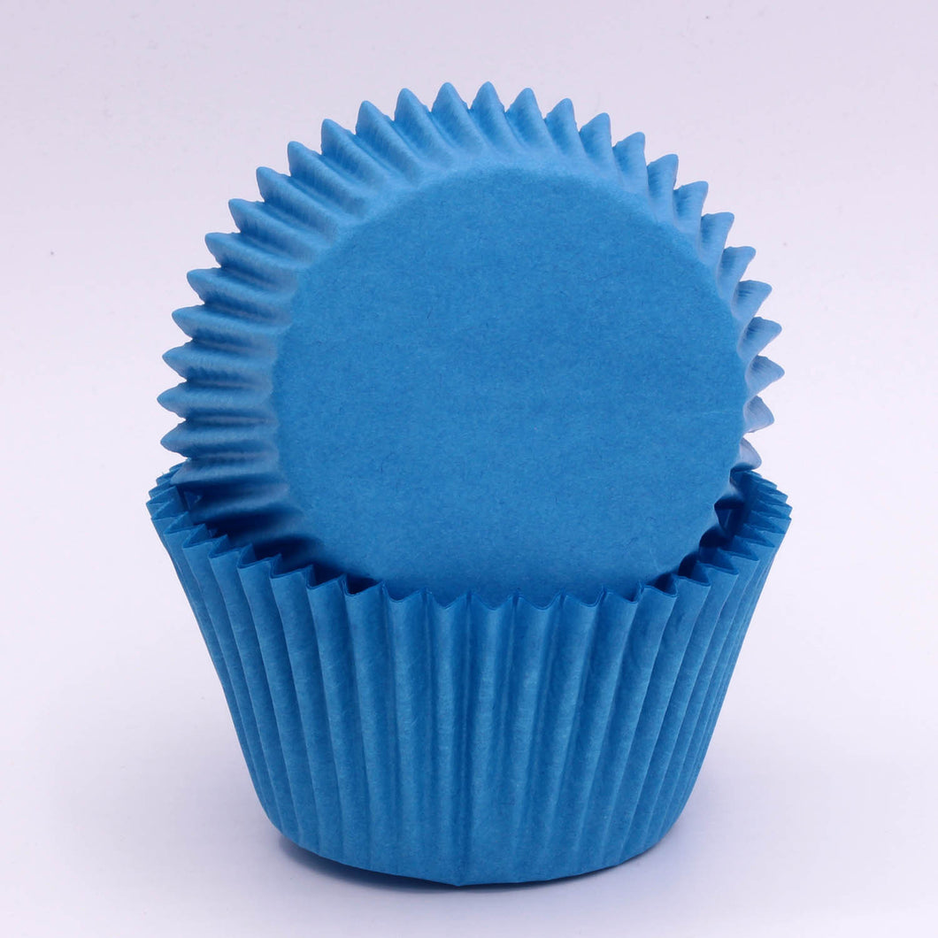 Paper Baking Cups Blue (All Sizes) Bakeware Confeta   