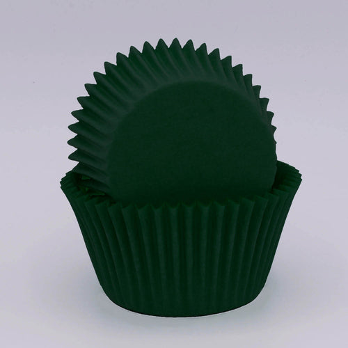 Paper Baking Cups Dark Green (All Sizes) Bakeware Confeta   