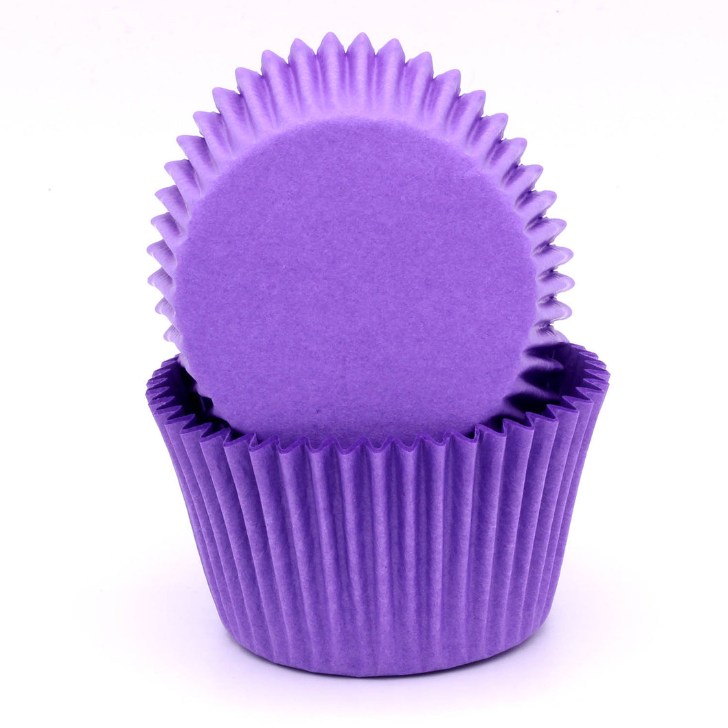 Paper Baking Cups Purple (All Sizes) Bakeware Confeta   