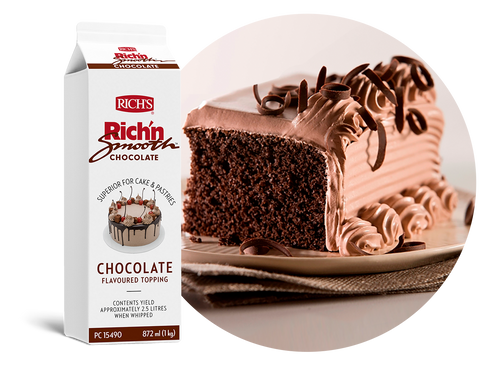 Rich'n Smooth - Chocolate 1kg PICK UP AND PAY IN STORE ONLY Edibles Rich’s