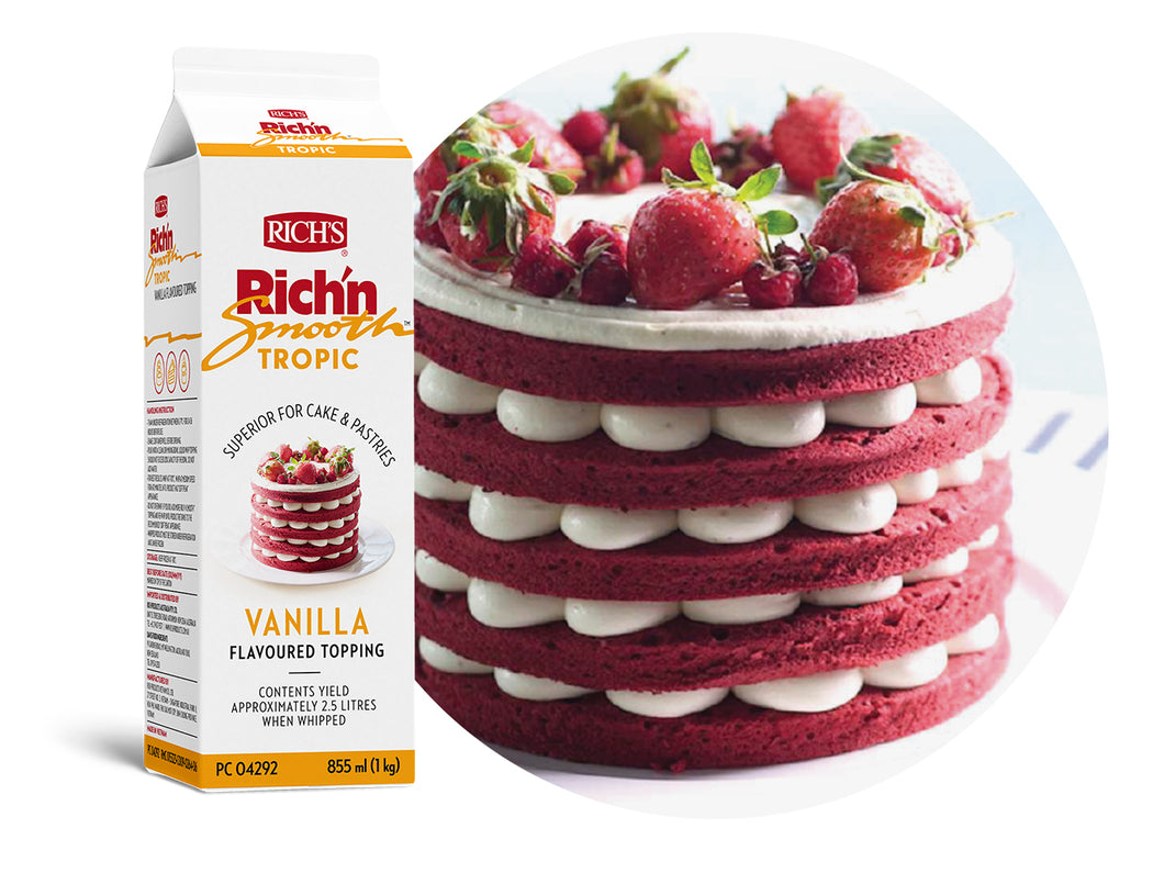 Rich'n Smooth - Tropic Natural Vanilla 1kg PICK UP AND PAY IN STORE ONLY Edibles Rich’s