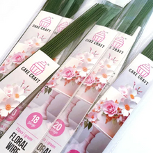 Load image into Gallery viewer, Floral Wire Green 18 Gauge 25pk Supplies Cake Craft