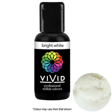 Load image into Gallery viewer, Gel Food Colour Bright White 21g Edibles Vivid