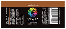 Load image into Gallery viewer, Gel Food Colour Chocolate Brown 21g Edibles Vivid