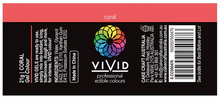 Load image into Gallery viewer, Gel Food Colour Coral 21g Edibles Vivid