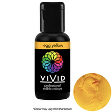 Load image into Gallery viewer, Gel Food Colour Egg Yellow 21g Edibles Vivid