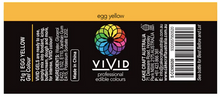 Load image into Gallery viewer, Gel Food Colour Egg Yellow 21g Edibles Vivid