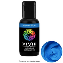 Load image into Gallery viewer, Gel Food Colour Electric Blue 21g Edibles Vivid