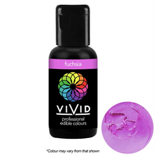 Load image into Gallery viewer, Gel Food Colour Fuchsia 21g Edibles Vivid