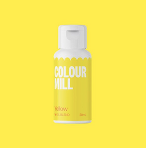 Oil Based Colouring 20ml Yellow Edibles Colour Mill   