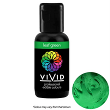 Load image into Gallery viewer, Gel Food Colour Leaf Green 21g Edibles Vivid