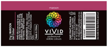 Load image into Gallery viewer, Gel Food Colour Maroon 21g Edibles Vivid