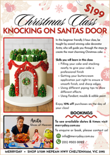 Load image into Gallery viewer, Adults Christmas Class: Santa&#39;s Door {TUESDAY 23RD DECEMBER 6PM - 9PM} Merryday