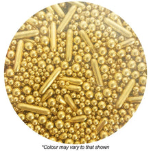 Load image into Gallery viewer, Sprinkle Medley - Metallic Gold 60g Edibles Sprink'd