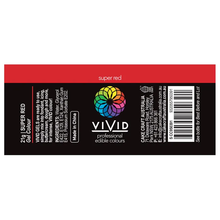 Load image into Gallery viewer, Gel Food Colour Super Red 21g Edibles Vivid