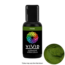 Load image into Gallery viewer, Gel Food Colour Moss Green 21g Edibles Vivid