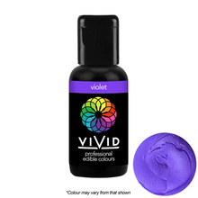 Load image into Gallery viewer, Gel Food Colour Violet 21g Edibles Vivid
