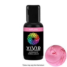 Load image into Gallery viewer, Gel Food Colour Soft Pink 21g Edibles Vivid